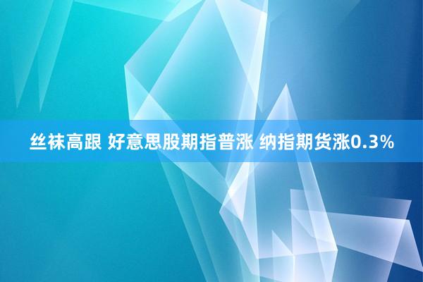 丝袜高跟 好意思股期指普涨 纳指期货涨0.3%