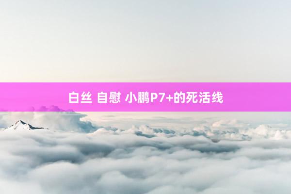 白丝 自慰 小鹏P7+的死活线